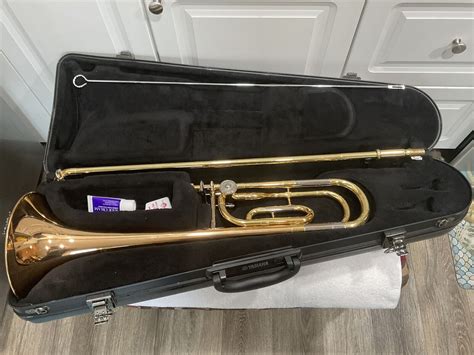 yamaha ysl 448g intermediate trombone.